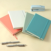 CUADERNO CON PORTADAS DE PIEL - NS281-BL