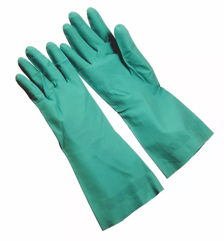 Green nitrile unlined,15 mil