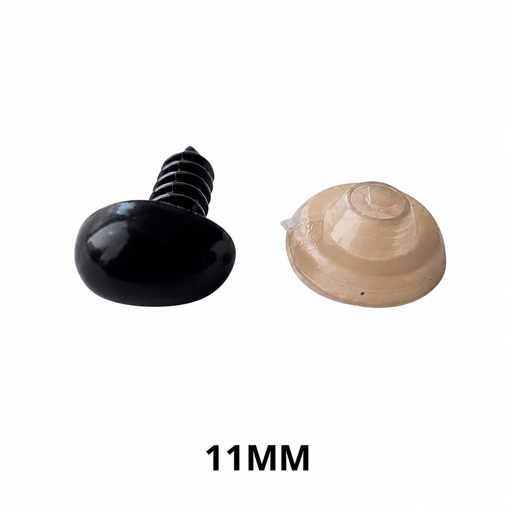 Nariz Plastica 11Mm Negra Pq*100 Paquete X 100 Unidades Nariz Plastica 11Mm Negra Pq*100 Paquete X 100 Unidades