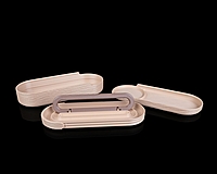 Natural Timber -3D Desk Organizer