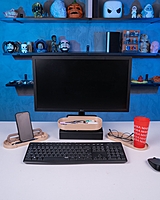 Natural Timber -3D Desk Organizer