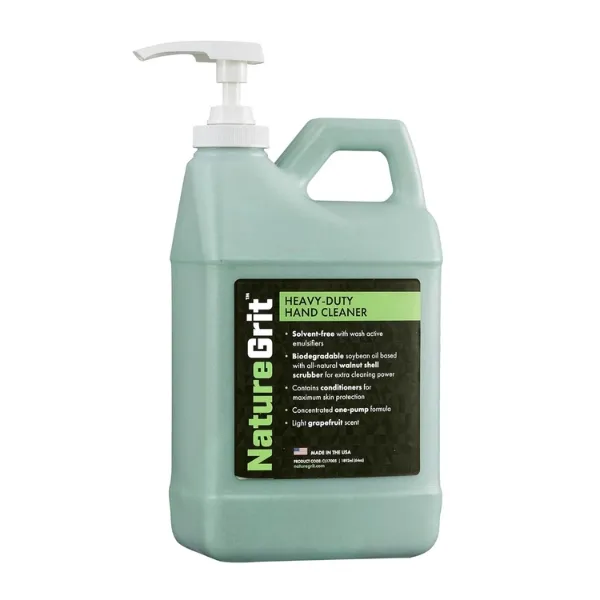 NatureGrit Verde Industrial Hand Cleaner - 1/2 Gallon Pump Top - Individual
