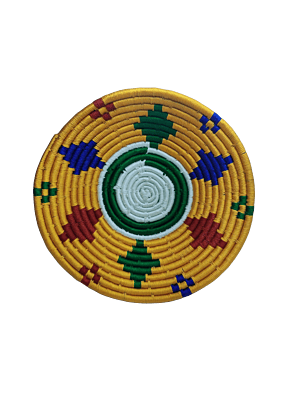 Nature-Inspired Checker Pattern Plate | Gunmala Handicrafts | Handcrafted Sabai Grass Plate Set of 3 | Wall Decor | Handmade | Eco-Friendly | Home Decor | Handcrafted | Decoration | Living Room