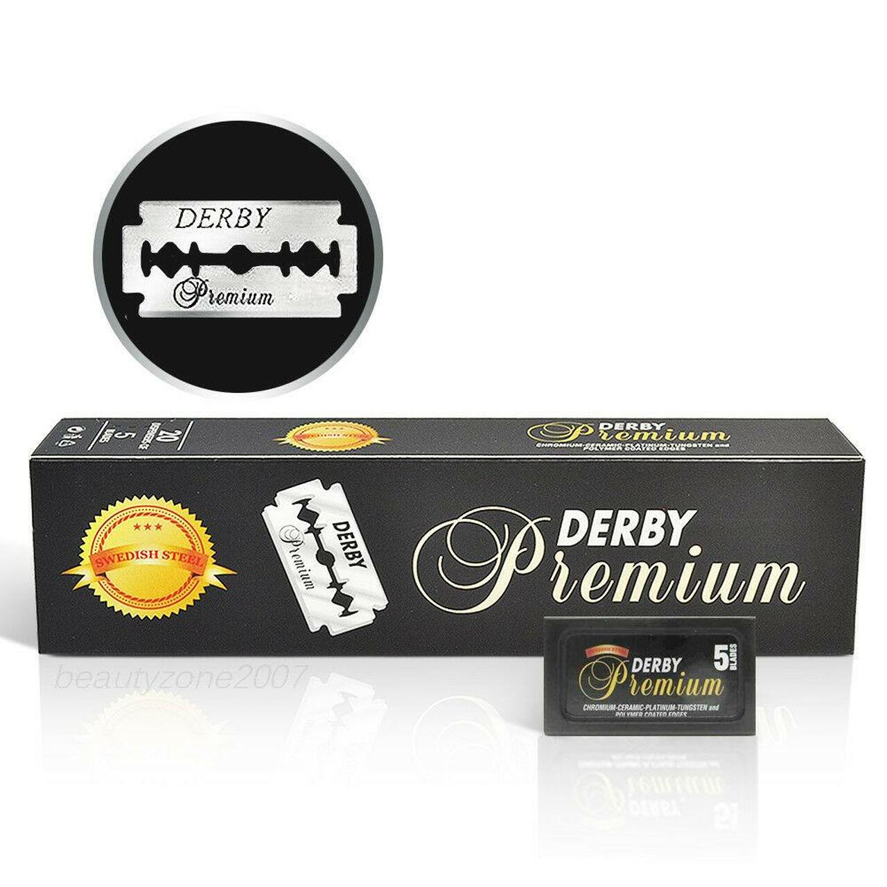 Navaja Doble Premium 100 pzs Marca Derby