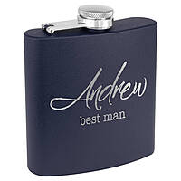 6 oz. Matte Powder Coated Flask