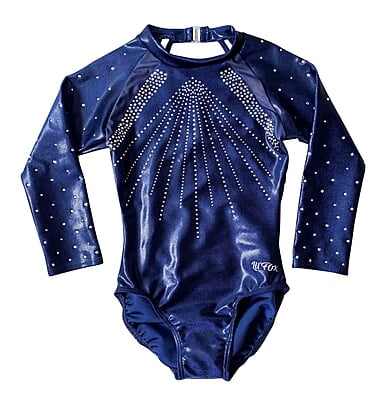 NAVY MYSTIQUE WITH MESH KEYHOLE BACK NAVY MYSTIQUE WITH MESH KEYHOLE BACK