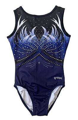 NAVY PHOENIX WITH CRYSTALS ON THE FRONT