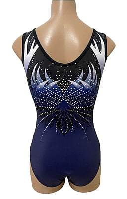 NAVY PHOENIX WITH CRYSTALS ON THE FRONT