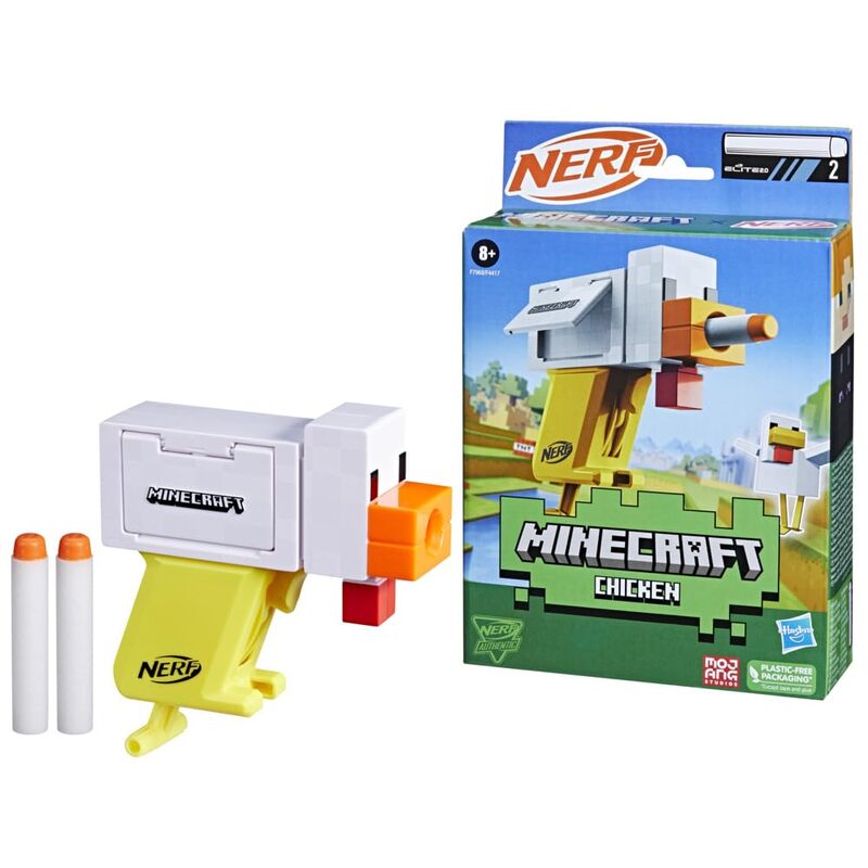 Nerf Minecraft Chicken Blaster