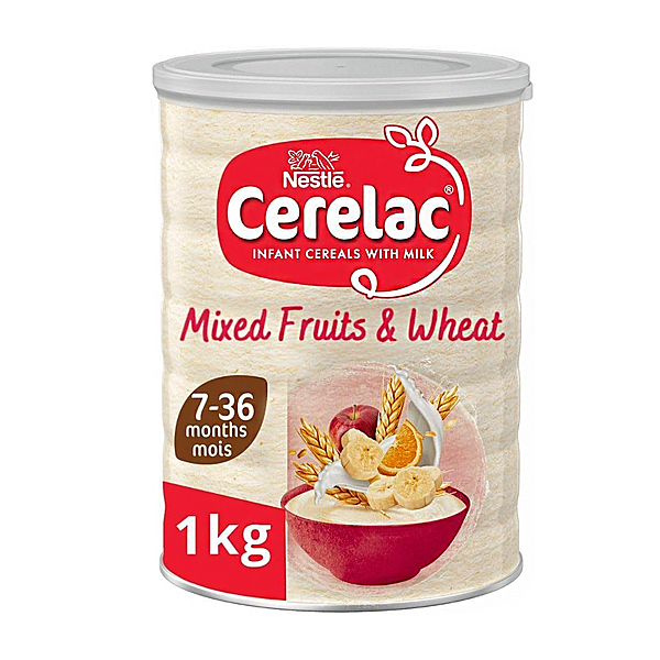 25241     Nestle Cerelac Mix Fruit And Wheat 1kg X 12