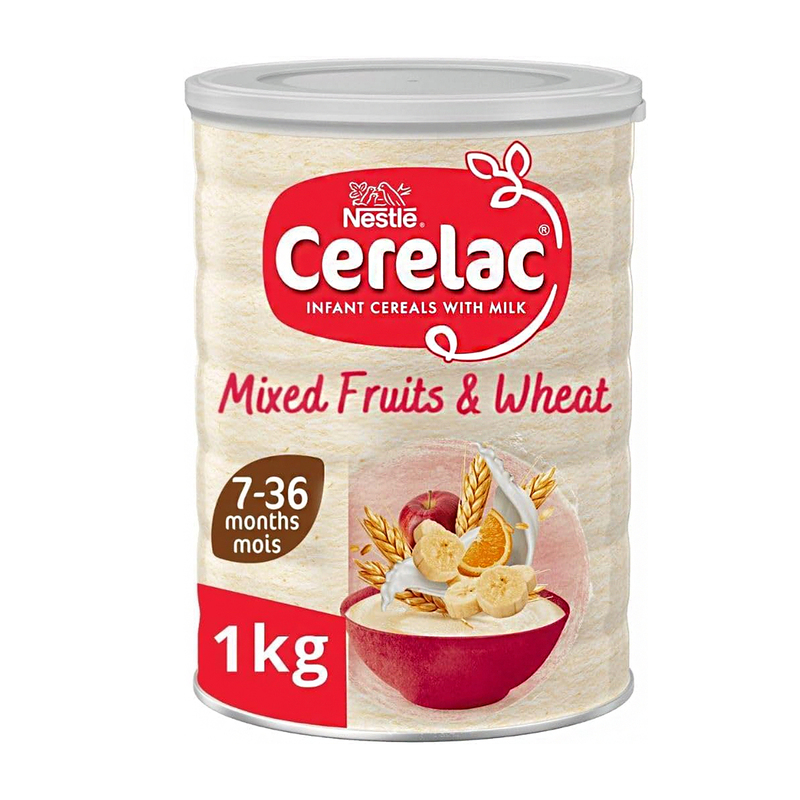 25241 Nestle Cerelac Mix Fruit And Wheat 1kg X 12
