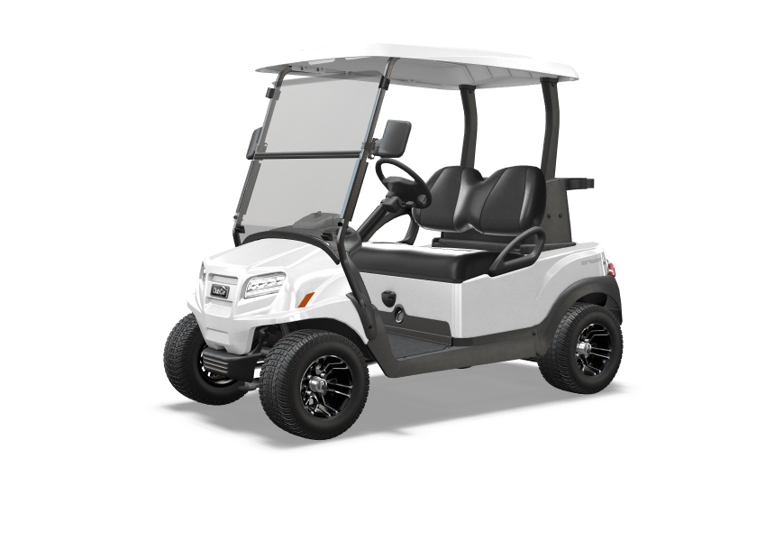 New Club Car White 2 Passenger Test