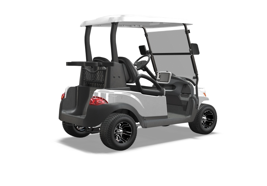 New Club Car White 2 Passenger Test