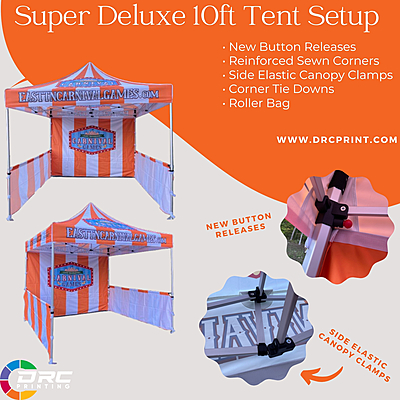 Super Deluxe 10ft Tent Setup