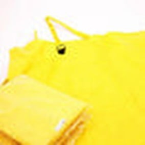 Double Layered Yellow Apron Double Layered Yellow Apron