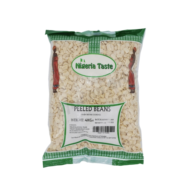26038     Nigeria Taste Peeled Beans 4kg X 5