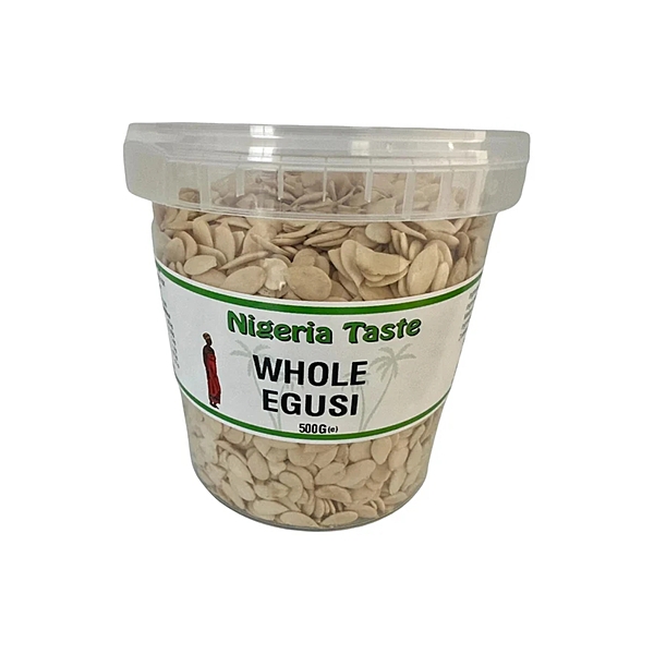 23702     Nigeria Taste Whole Egusi Jar 500gx6