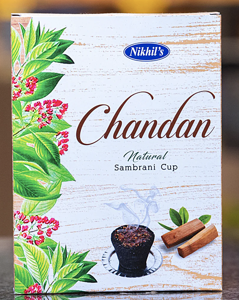 Chandan Natural Sambrani Cups