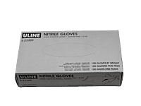 Nitrile Black Gloves Large (Box of 100)
