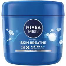 Nivea Men Skin Breathe Body Cream Tub 400ml