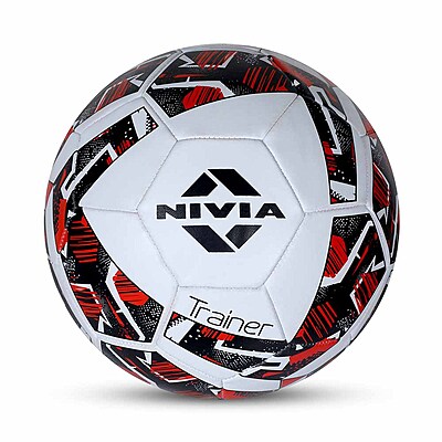 Nivia - Trainer Football (HS 32P) - White/Black - 4