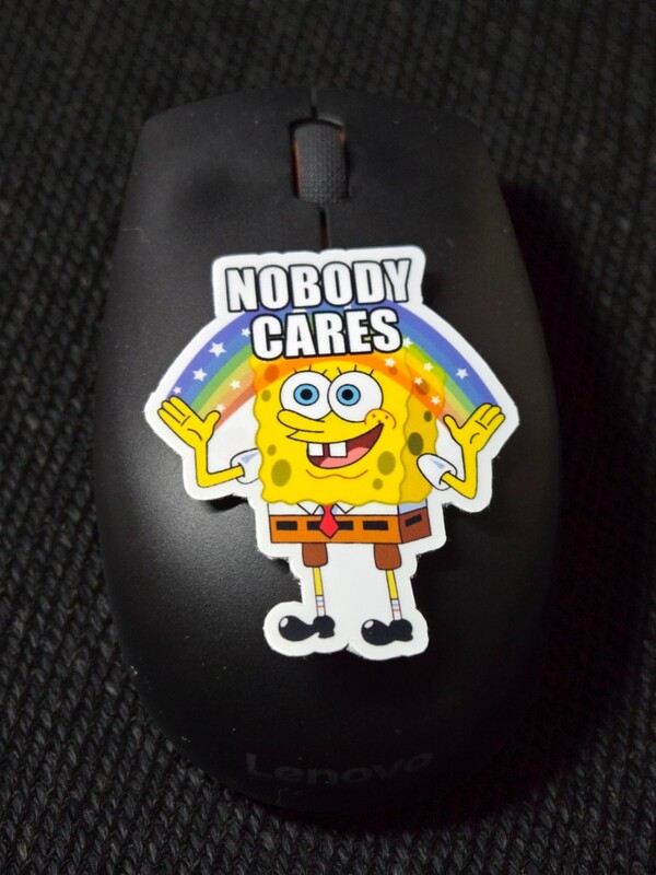 Nobody Cares Sticker