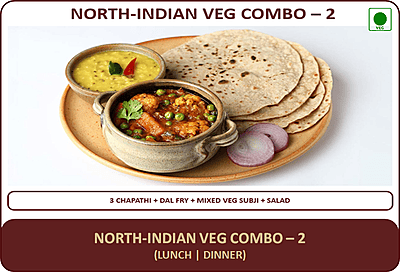 North Indian Veg Combo - 2 North Indian Veg Combo - 2