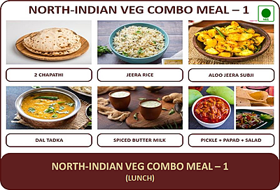 North Indian Veg Combo Meal - 1