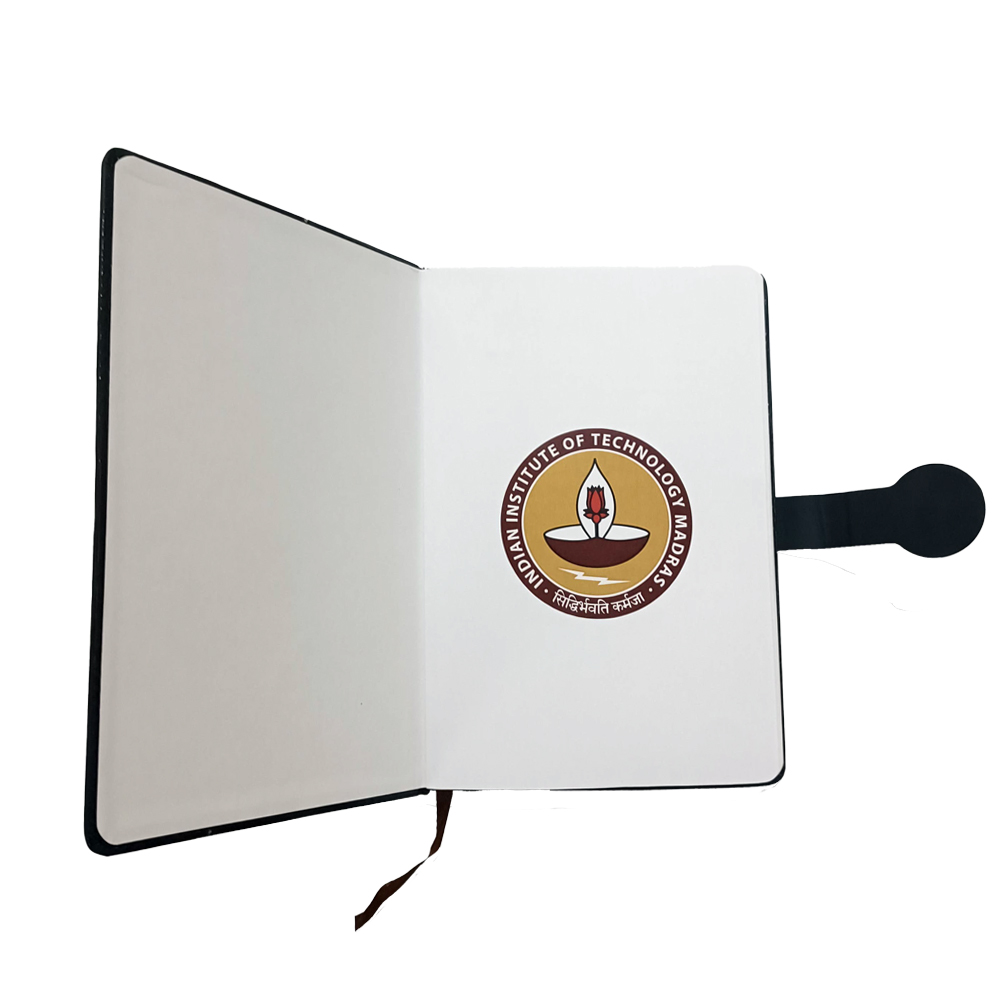 Notebook Black PU Leather