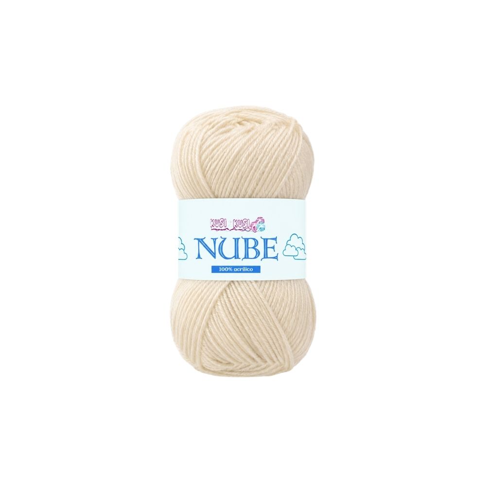 Lana Acrílica Nube Col 2 - Crudo Paquete X 6 ovillos X 50 gramos Lana Acrílica Nube Col 2 - Crudo Paquete X 6 ovillos X 50 gramos