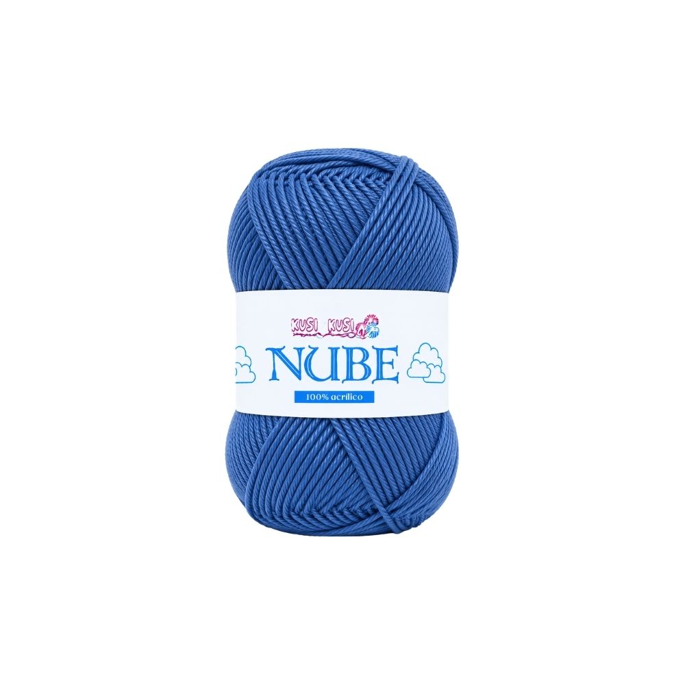 Lana Acrílica Nube Col 31 - Azul Jean Paquete X 6 ovillos X 50 gramos