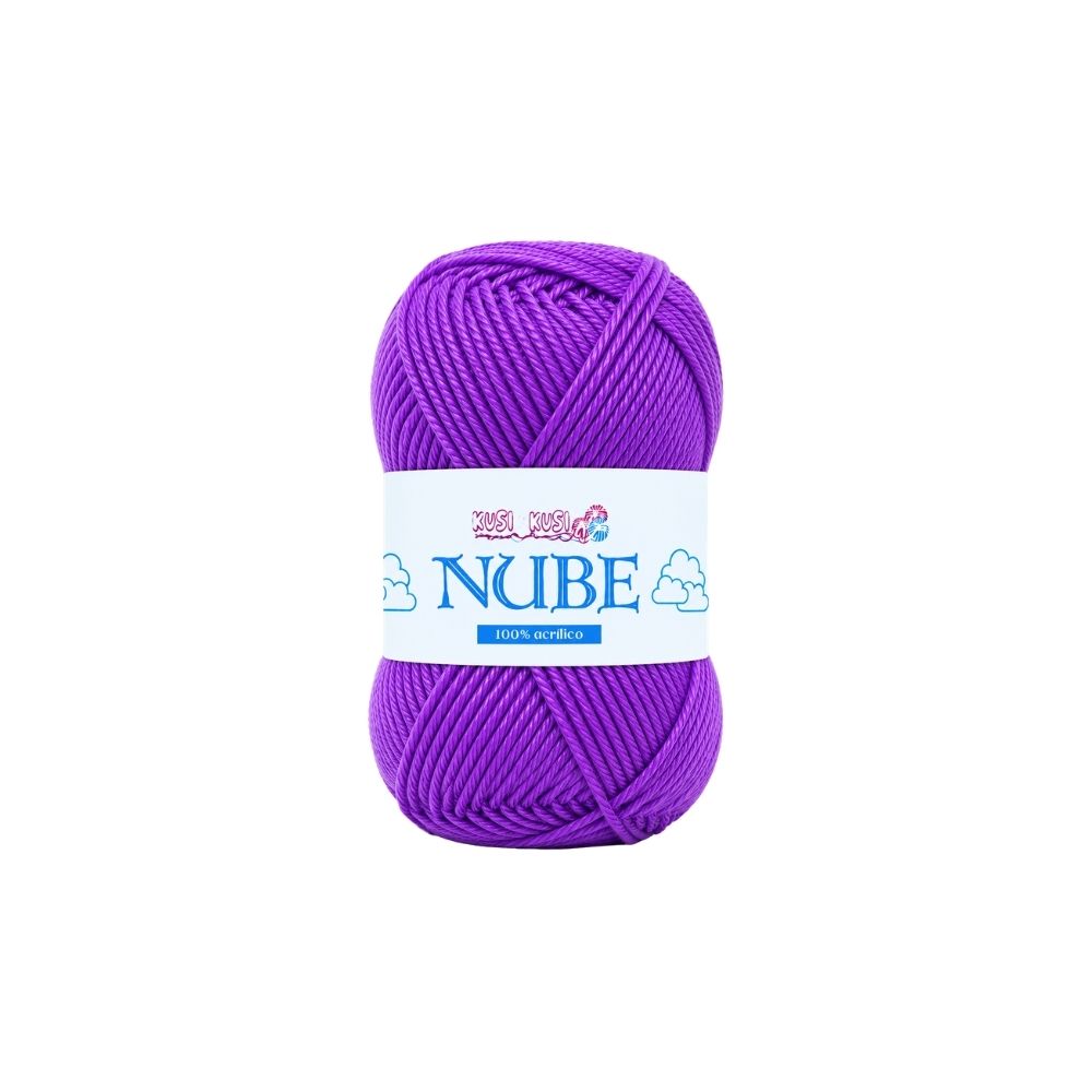 Lana Acrílica Nube Col 60 - Morado Paquete X 6 ovillos X 50 gramos