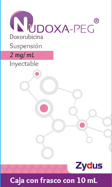 NUDOXA-PEG (Doxorubicina) Suspensión 2mg/10mL