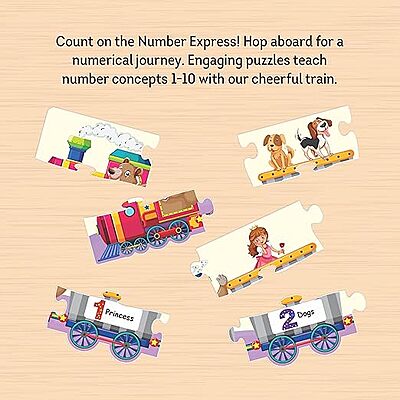 Number Train Puzzle Set