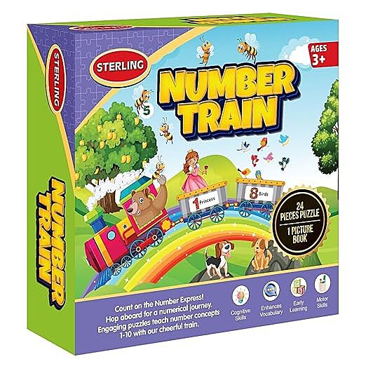 Number Train Puzzle Set