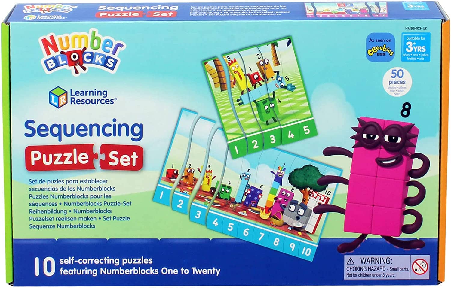 Number Blocks - Sequencing Puzzle Set