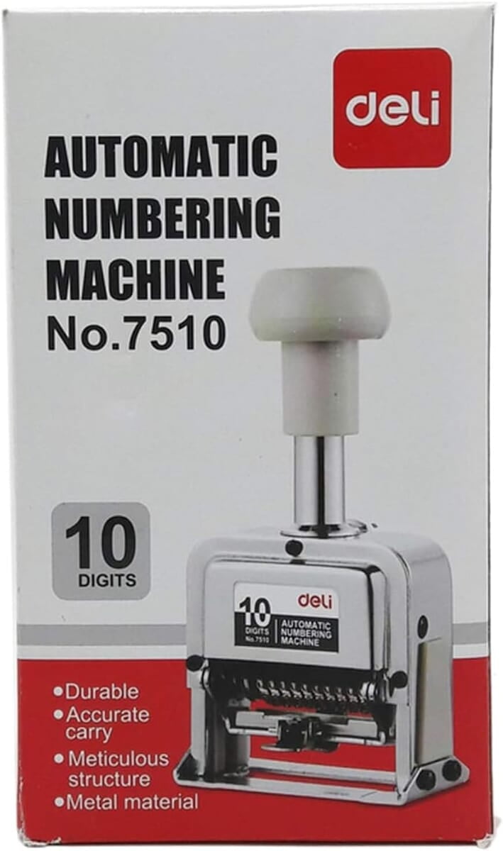 DELI Numbering Machine - WHITE