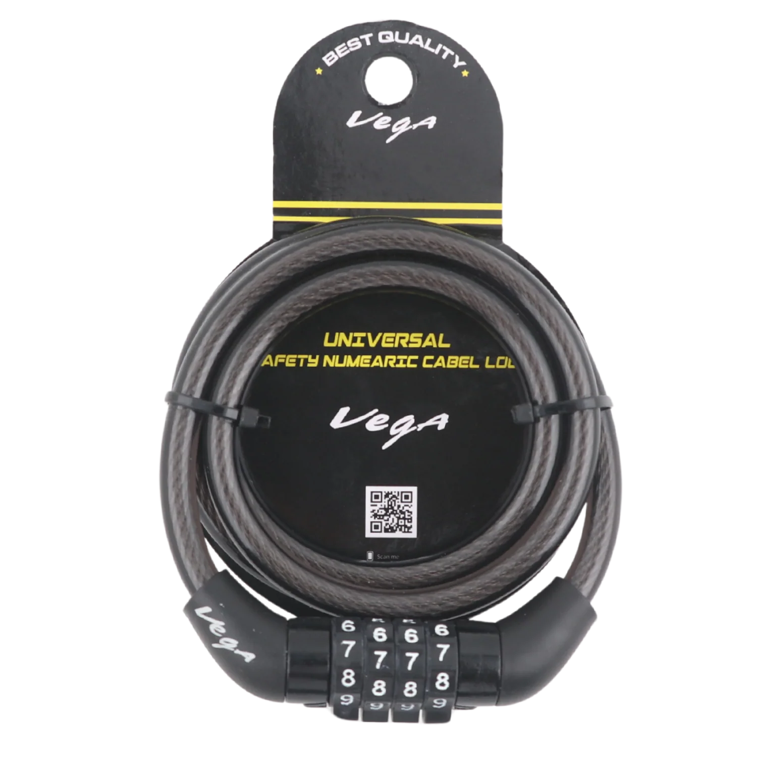 VEGA CABLE LOCK NUMBER