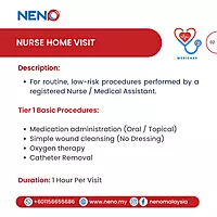 Nurse Home Visit (Basic Care Procedures) Service