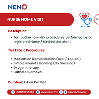 Nurse Home Visit (Basic Care Procedures) Service