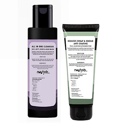 Nuutjob - Hygiene Combo Pack 300ml Intimate And Hygiene Wash+ Intimate Liquid Powder