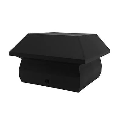 NUVO - Plastic Pyramid Post Caps 4"x4" Black NUVO - Plastic Pyramid Post Caps 4"x4" Black