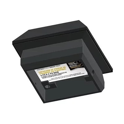 NUVO - Plastic Pyramid Post Caps 4"x4" Black NUVO - Plastic Pyramid Post Caps 4"x4" Black