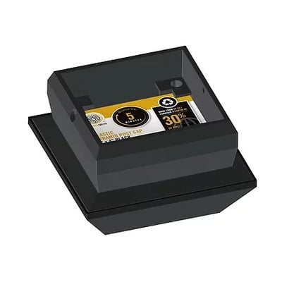 NUVO - Plastic Pyramid Post Caps 4"x4" Black NUVO - Plastic Pyramid Post Caps 4"x4" Black