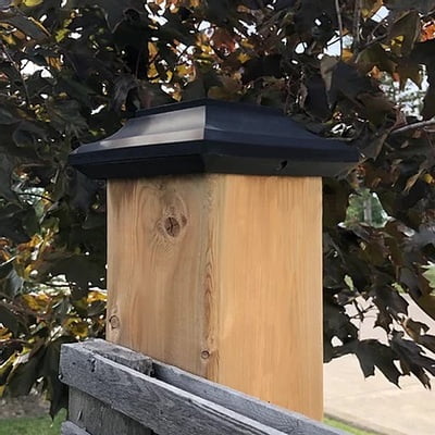 NUVO - Plastic Pyramid Post Cap 6"x6" NUVO - Plastic Pyramid Post Cap 6"x6"