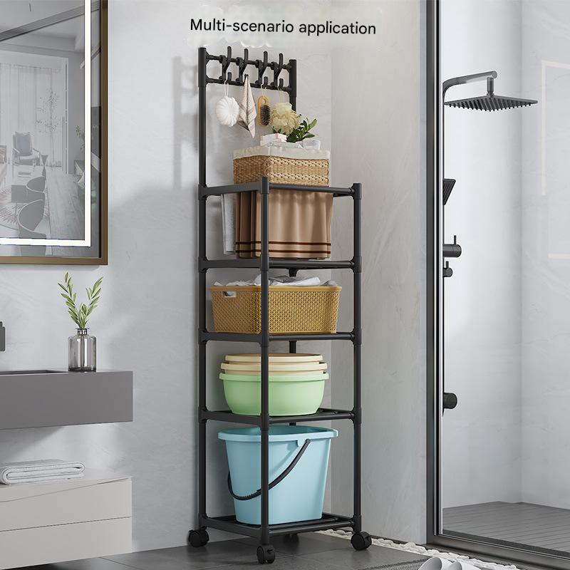 5 LAYERS MULTIFUNCTIONAL HOOK STORAGE RACK