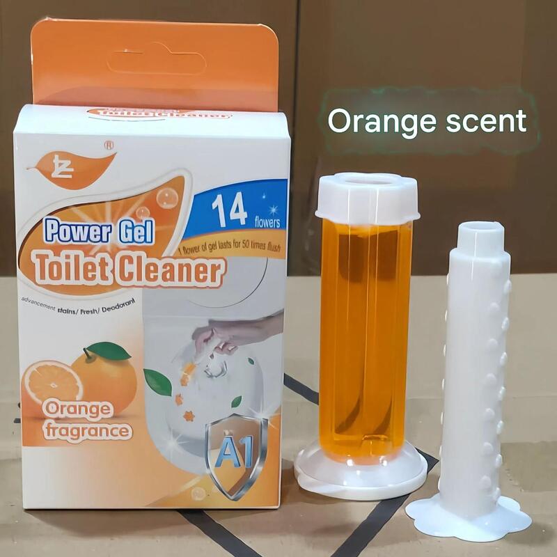 GEL FLOWER AROMATIC DEODORANT DISINFECTANT TOILET CLEANER