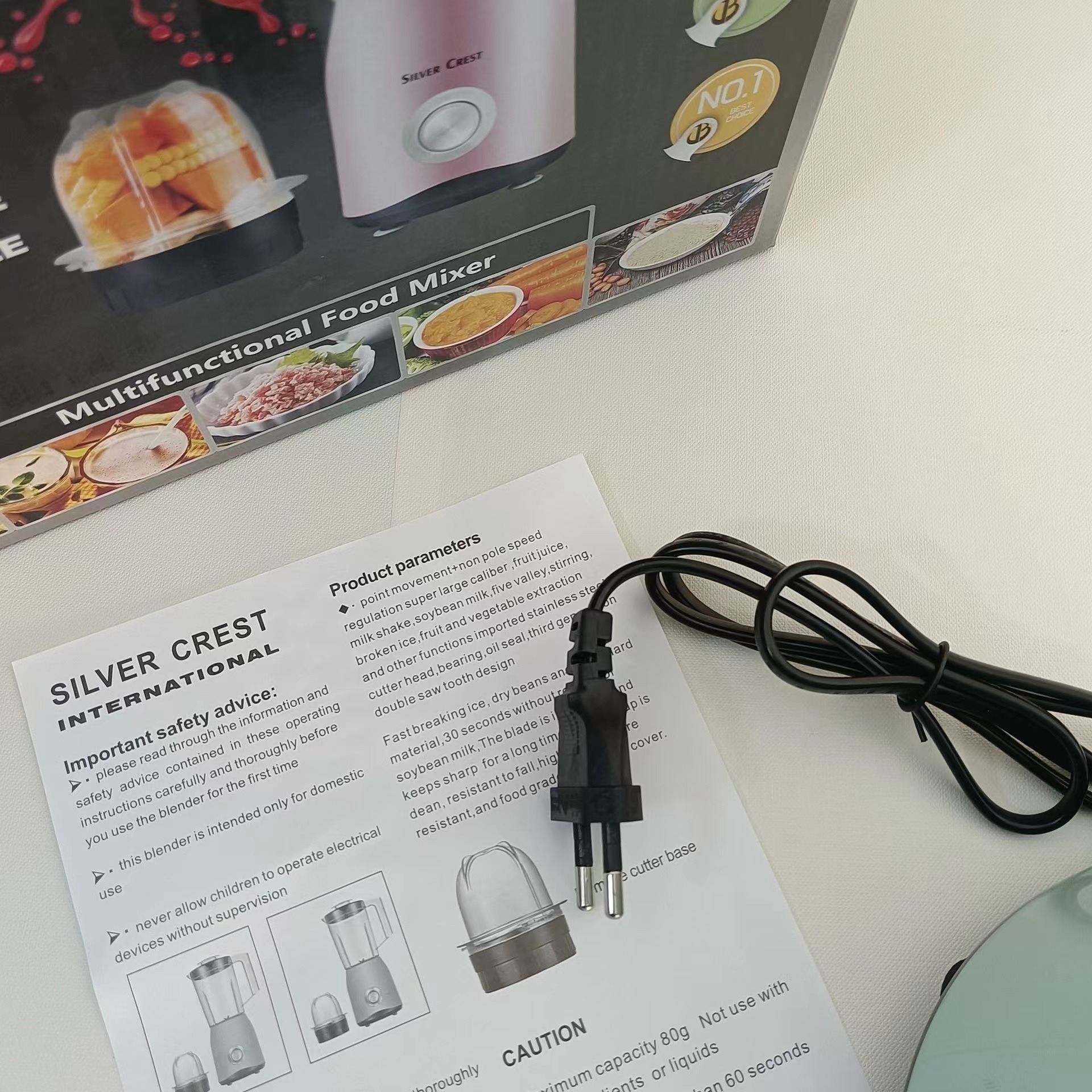 SILVER CREST 1500W BLENDER - 2IN1