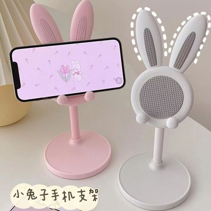 BUNNY FOOD STAND CARTOON PHONE HOLDER