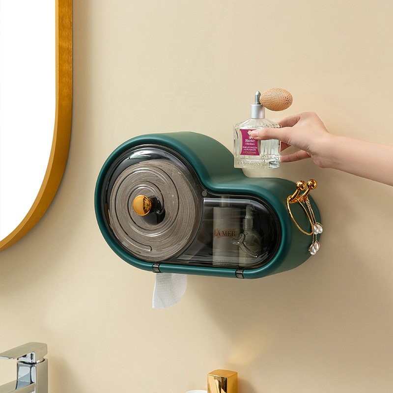 Non- punching Luxury bathroom wall storage